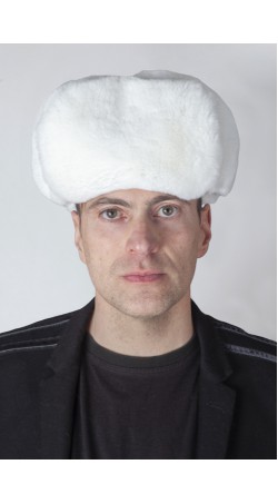 Balto Rex triušio kailio rusiško modelio kepurė